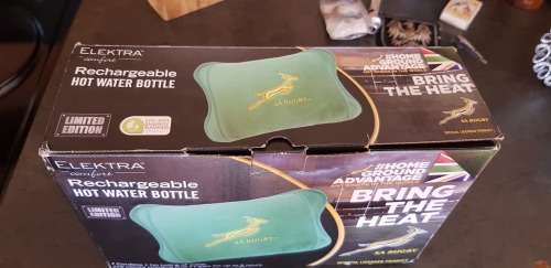 VINTAGE LIMITED EDITION SPRINGBOK HOT WATER BOTTEL.