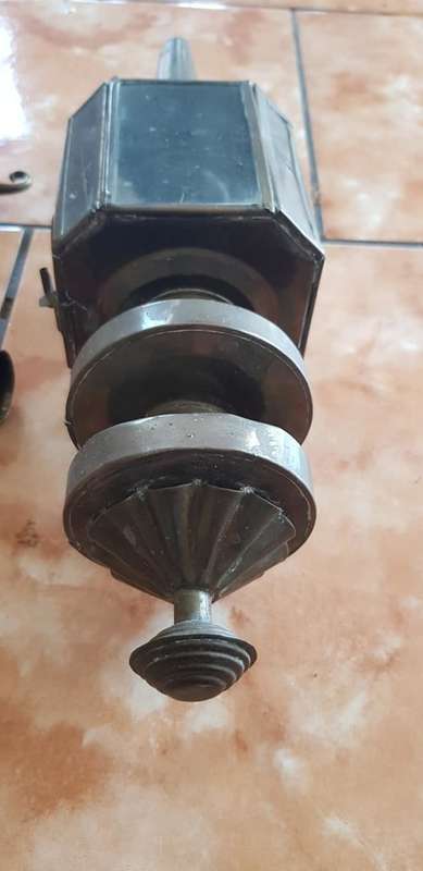 VINTAGE BRASS COACH LANTERN 500 MM