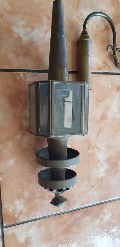 VINTAGE BRASS COACH LANTERN 500 MM