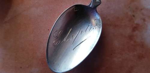 ANTIQUE WW1 IMPORTANT BATTLES OF FRANCE ENGRAVED TEASPOONS