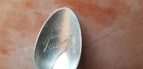 ANTIQUE WW1 IMPORTANT BATTLES OF FRANCE ENGRAVED TEASPOONS