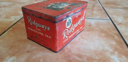 VINTAGE  RIDGWAYS TEA TIN