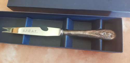 GEORGE BUTLER SILVERSMITHS CHEESE KNIFE MINT.