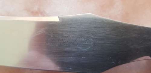 VINTAGE STAG HANDLE JOSEPH ROGERS CARVING KNIFE