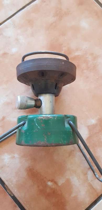 VINTAGE GEM CAMPING GAS STOVE BURNER.