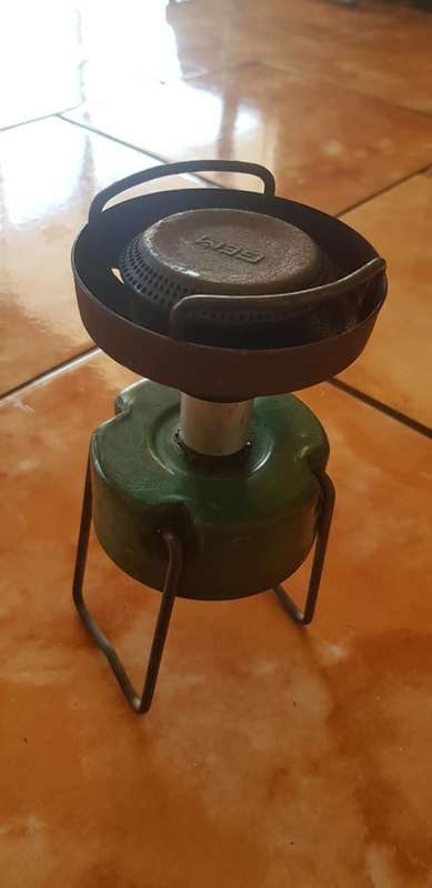 VINTAGE GEM CAMPING GAS STOVE BURNER.