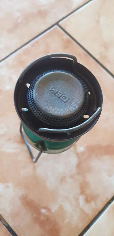 VINTAGE GEM CAMPING GAS STOVE BURNER.