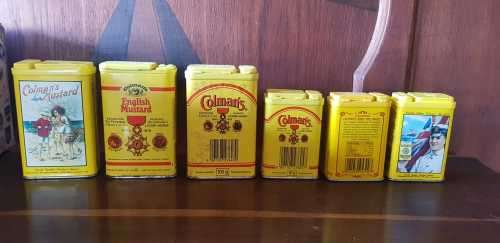 VINTAGE COLMAN`S MUSTARD VARIATION TINS