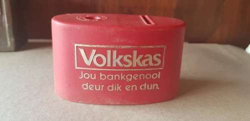 VINTAGE VOLKSKAS BANK MONEY BOX