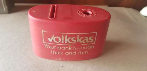VINTAGE VOLKSKAS BANK MONEY BOX