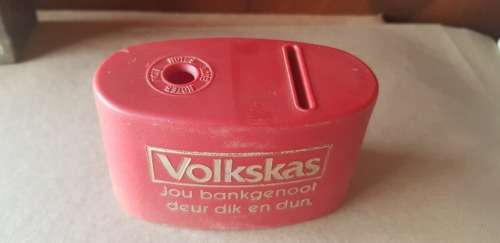 VINTAGE VOLKSKAS BANK MONEY BOX