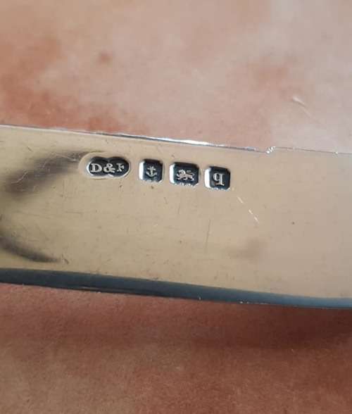 1915 STERLING SILVER KNIFE AND 2 EPNS FORKS