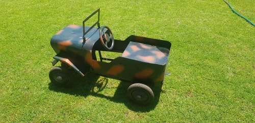 1957 TRIANG JEEP TINPLATE REBUILT