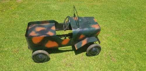 1957 TRIANG JEEP TINPLATE REBUILT