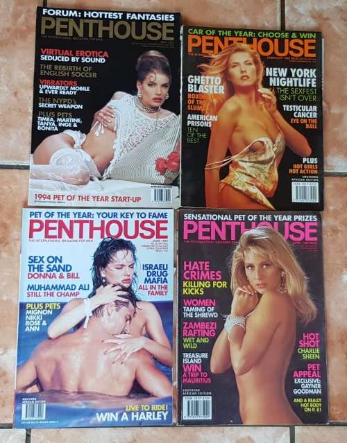 VINTAGE PENTHOUSE MAGAZINES