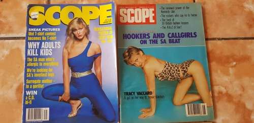 4 VINTAGE SCOPE MAGAZINES