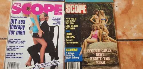 4 VINTAGE SCOPE MAGAZINES