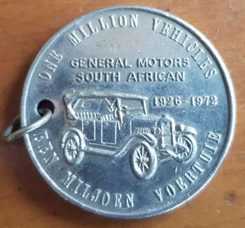1926-1972 GENERAL MOTORS 1 MILLION VEHICLE MEDALLION