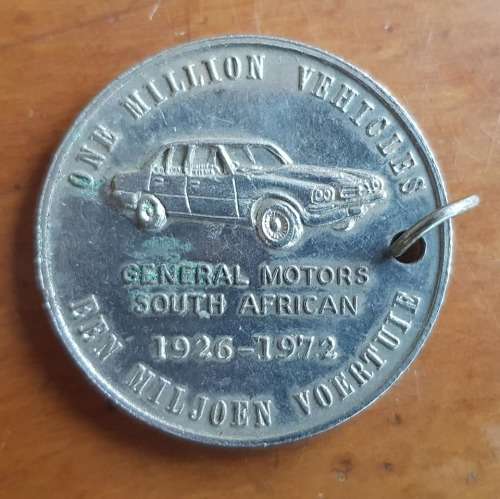 1926-1972 GENERAL MOTORS 1 MILLION VEHICLE MEDALLION
