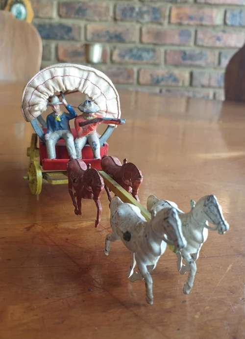 RARE MORESTONE WESTERN WAGON 1948-1961 190 MM 3 RD VARIATION