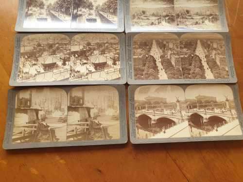 LATE 1800, EARLY 1900 STEREO VIEW SLIDES INCLUDING QUEEN VICTORIA