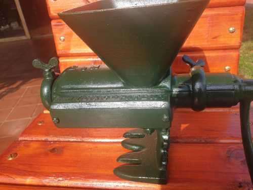RARE 1860-1900 NYE NO 3 OXFORD CAST IRON MEAT GRINDER