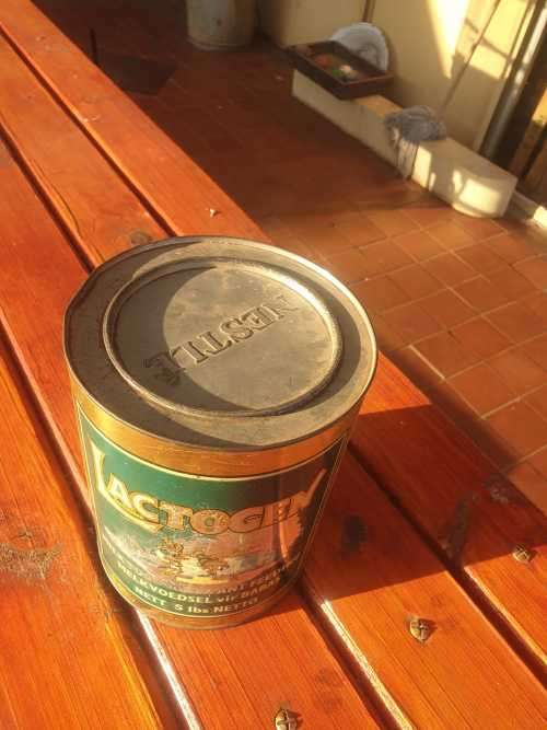 RARE NESTLE 5 LBS LACTOGEN  TIN.