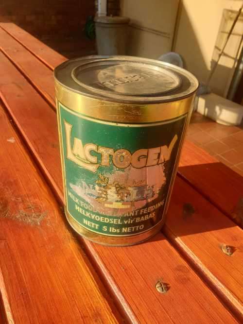 RARE NESTLE 5 LBS LACTOGEN  TIN.