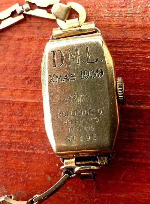 1939 WW2 ROLLED GOLD GENEVE SWISS WATCH