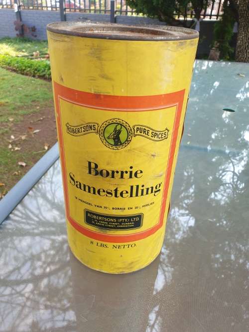 RARE ROBERTSONS SPICE CONTAINER IN LBS