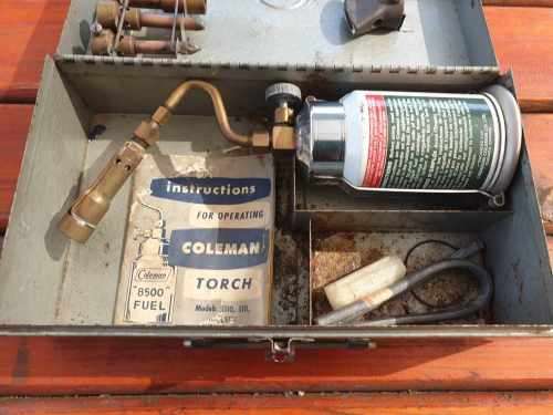 RARE VINTAGE COLEMAN 5112 TORCH KIT