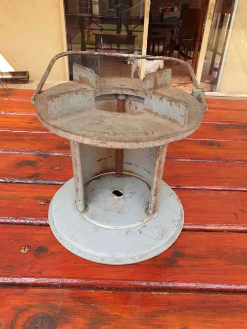 VINTAGE SIEVERT SWEDEN FURNACE STAND
