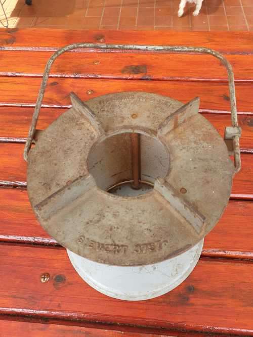 VINTAGE SIEVERT SWEDEN FURNACE STAND