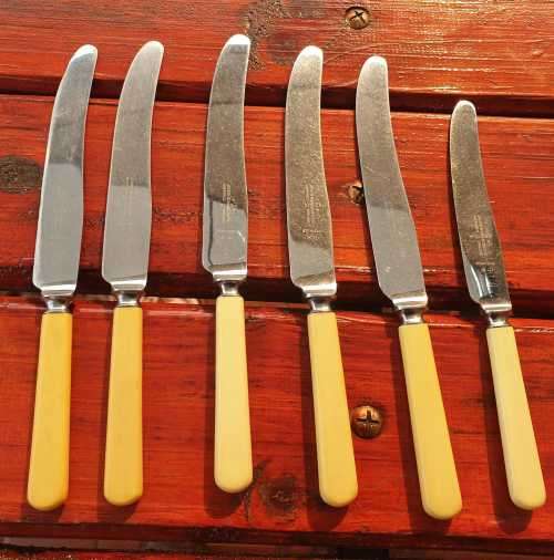 JOSEPH ROGERS BONE HANDLE KNIVES