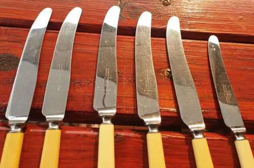 JOSEPH ROGERS BONE HANDLE KNIVES
