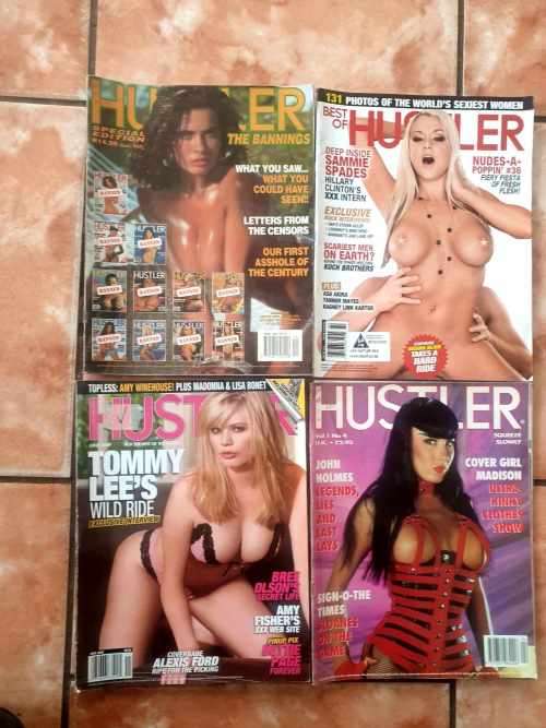 VINTAGE HUSTLER MAGAZINES