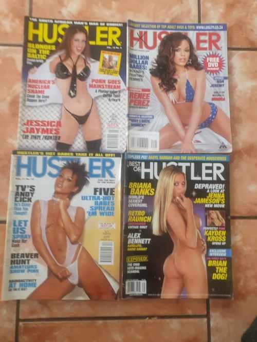 VINTAGE HUSTLER MAGAZINES