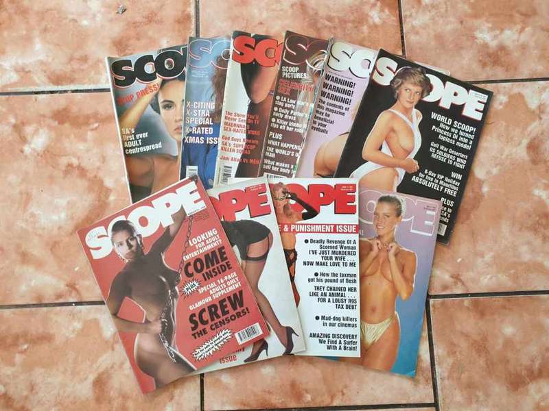 10 X VINTAGE SCOPE MAGAZINES