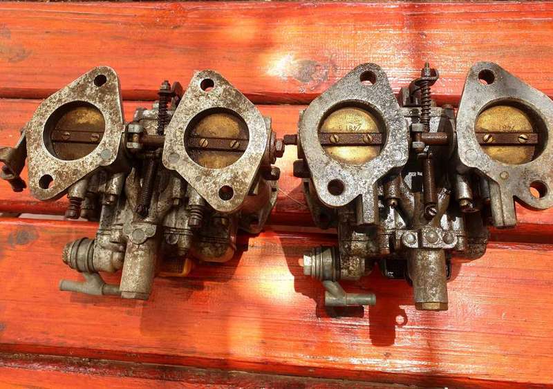 SET OF DELORTO ITALY DLH 40 CARBURETTORS