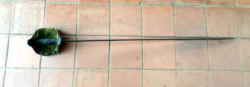 ANTIQUE 18/EARLY 19 TH CENTURY PATENDED BASKET HILT SWORD BATTLE WORN