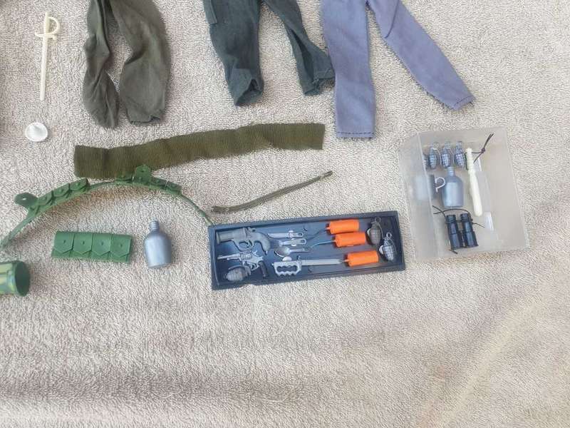 RARE 1964 ACTION MAN HASBRO WITH LOTS OF ACCESSORIES