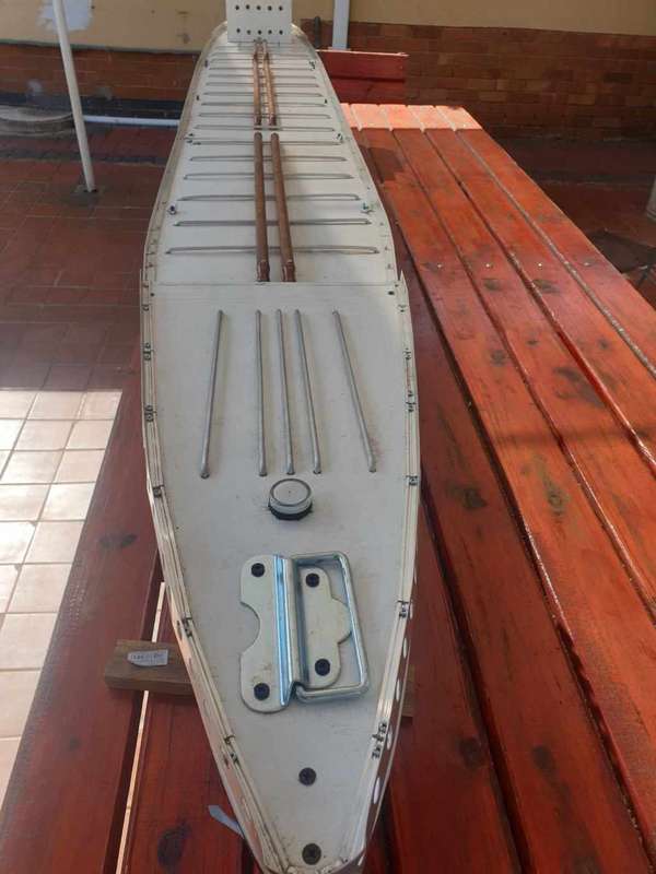 ONE OF A KIND HAND BUILT WOODEN TANKER SHIP 2.8 M APPROX 1:125 SCALE