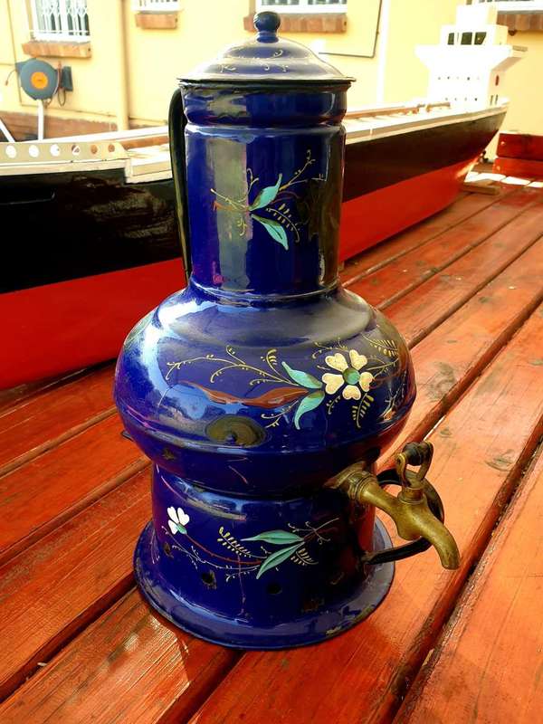ANTIQUE RAISED ENAMEL KONFOOR