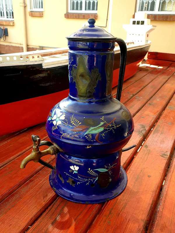 ANTIQUE RAISED ENAMEL KONFOOR