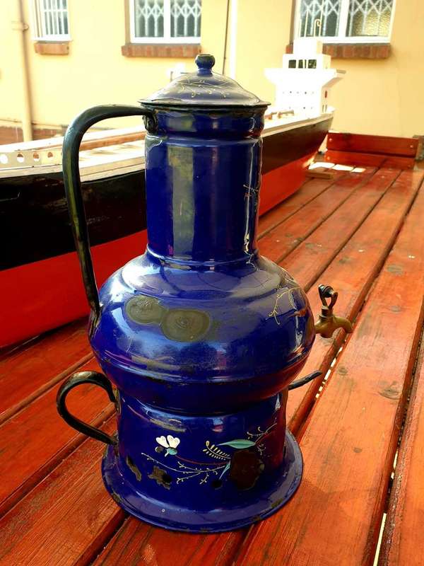 ANTIQUE RAISED ENAMEL KONFOOR