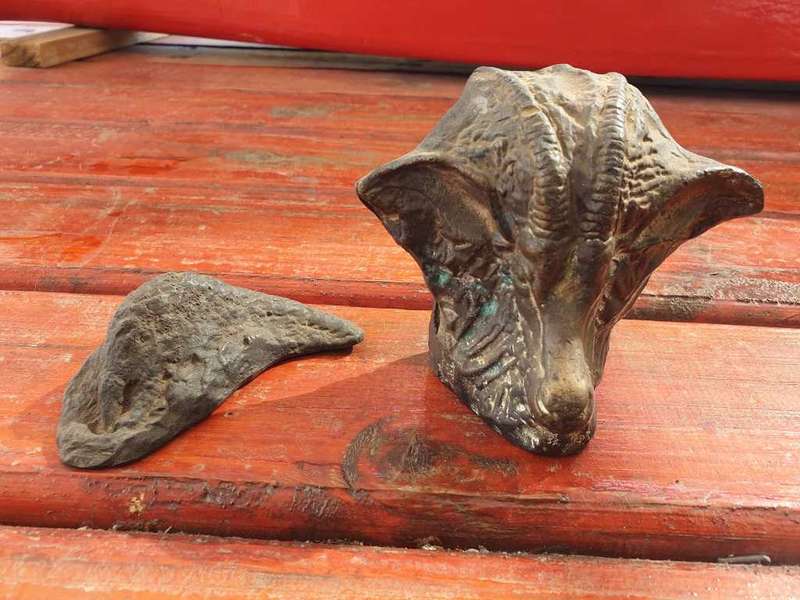 2 X SMALL BRONZES BY K  CALDER