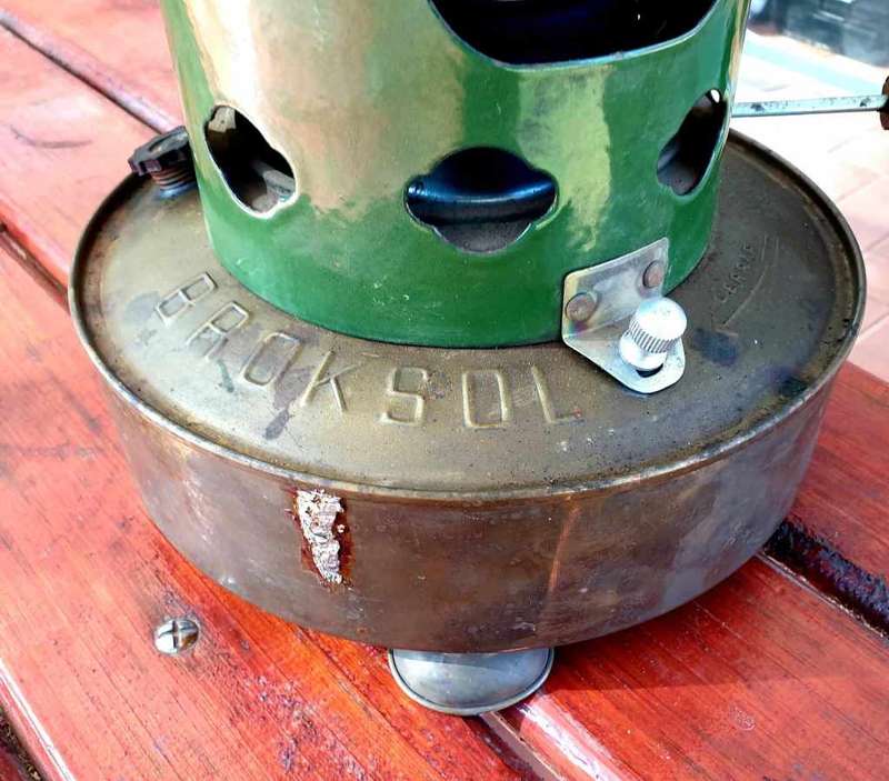 VINTAGE BROKSOL ARGENTINA KEROSENE COOKER HEATER STOVE
