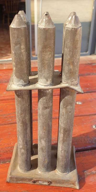 VERY OLD CANDLE MAKING MOULD 260 MM HIGH