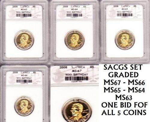 MANDELA MS SET MS63-MS67