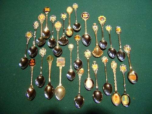 COLLECTION OF SA  RELATED TEASPOONS